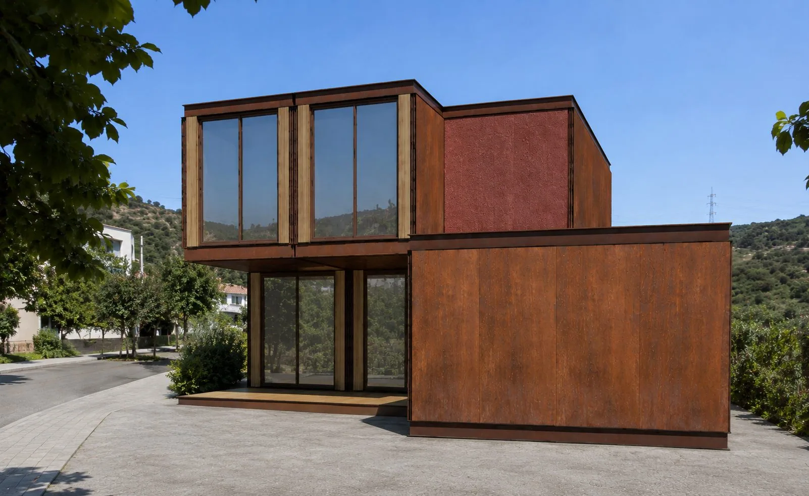 Casa modular Gotta de dos plantas