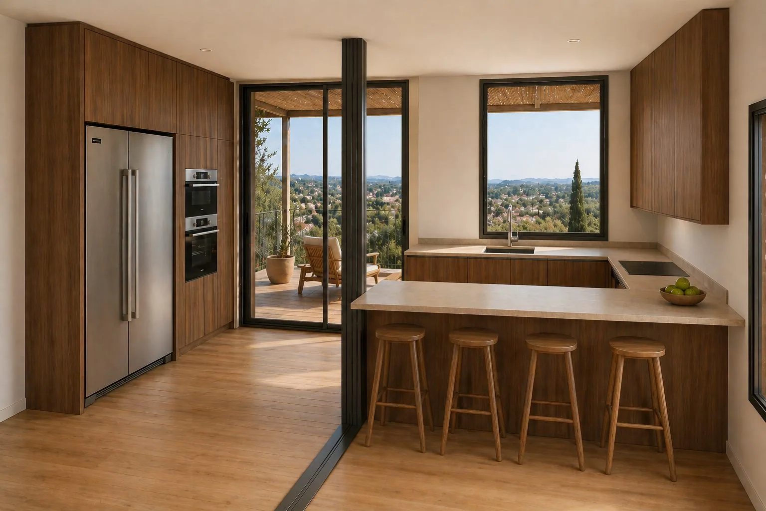 Cocina Gotta con vistas
