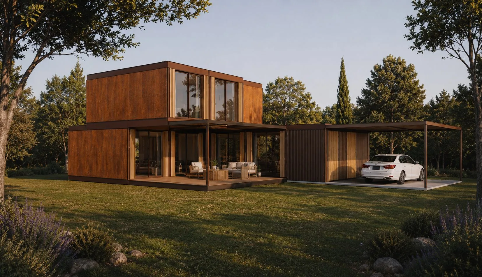 Casa modular Gotta de dos plantas