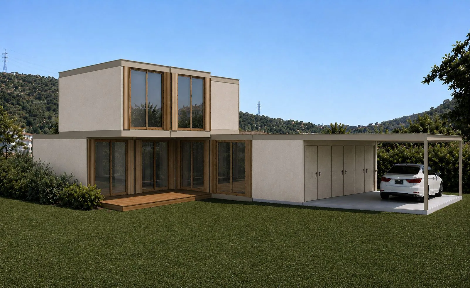 Casa modular Gotta, fachada